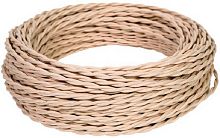 Ретро провод витой Greenel МезонинЪ 2х1,5мм слоновая кость (50м) картинка 